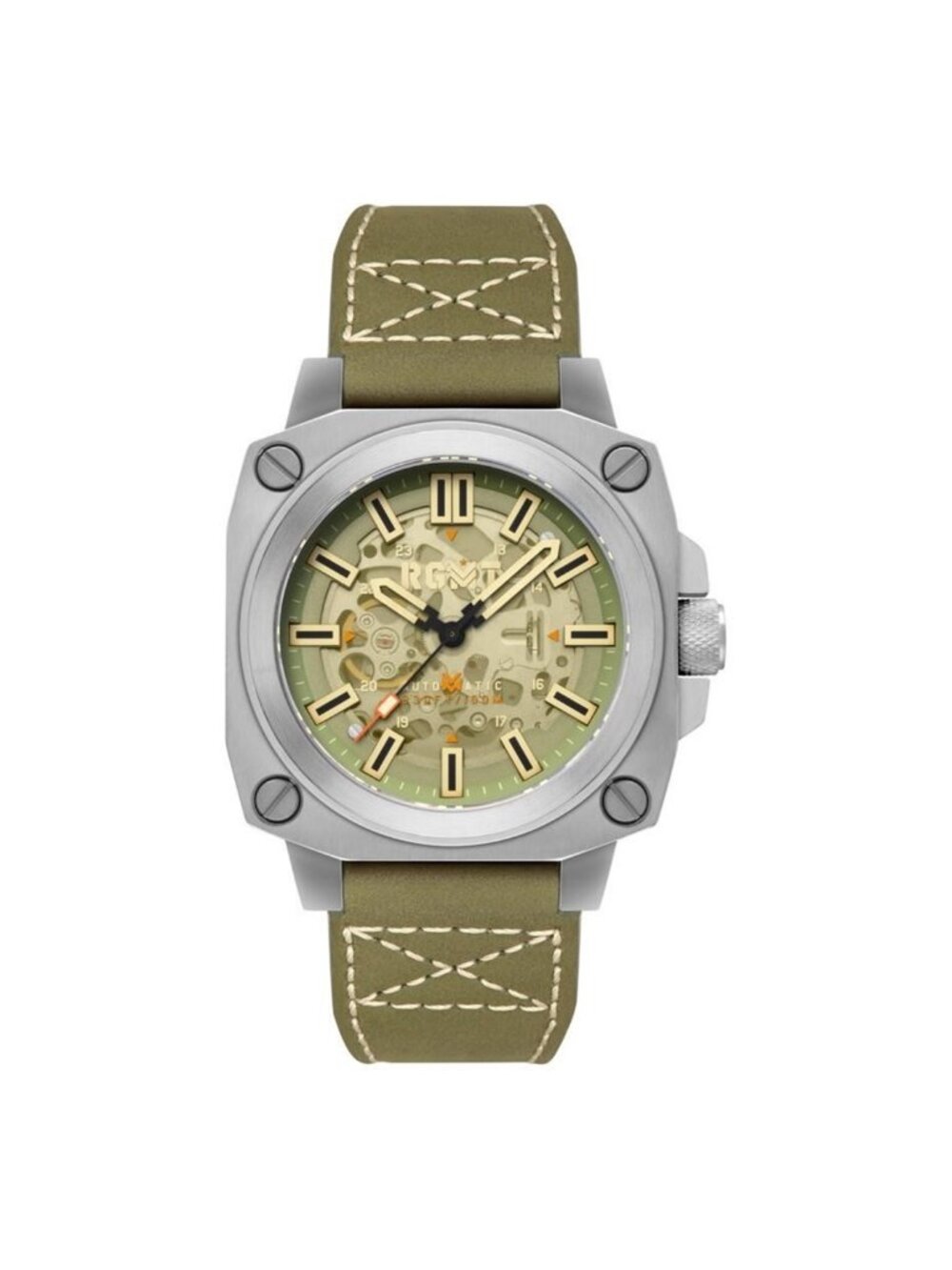 NWT Rgmt Altimeter Green Dial Men's Watch